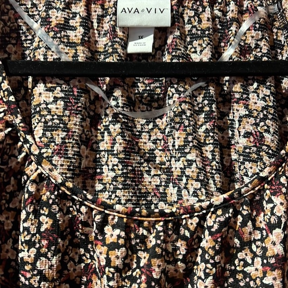 Ava Viv 1X Long Sleeve Bouse - Picture 3 of 5